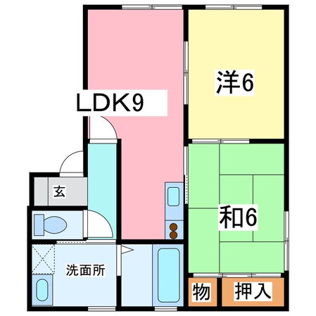 モンピエスの物件間取画像